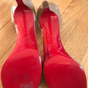 Authentic Christian Louboutin Open Toe Heels